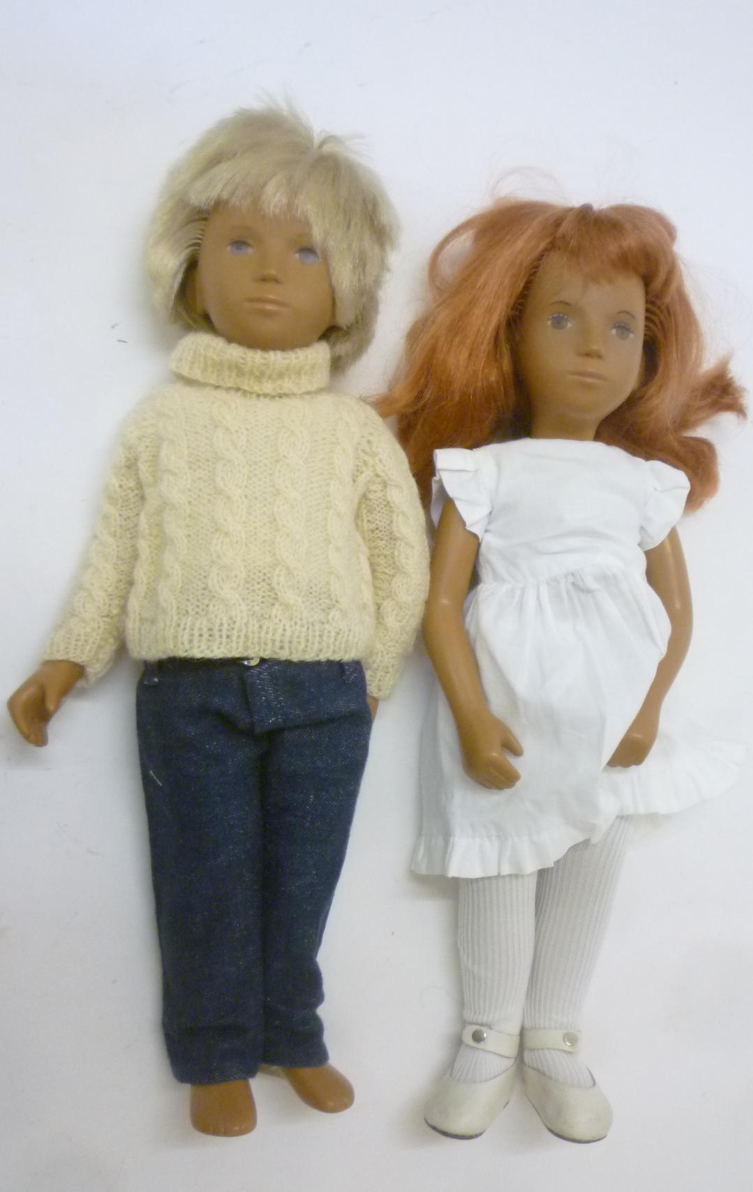 Two Sasha dolls "Gregor Fair" and "Sasha Redhead" Image