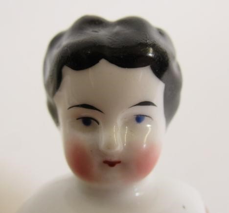 Five China head dolls Image