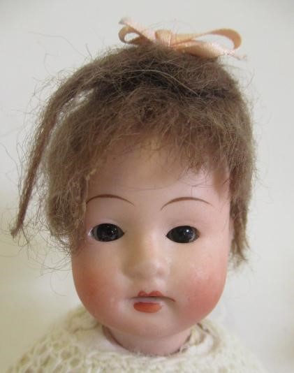 Two Hermann Steiner bisque socket head dolls Image