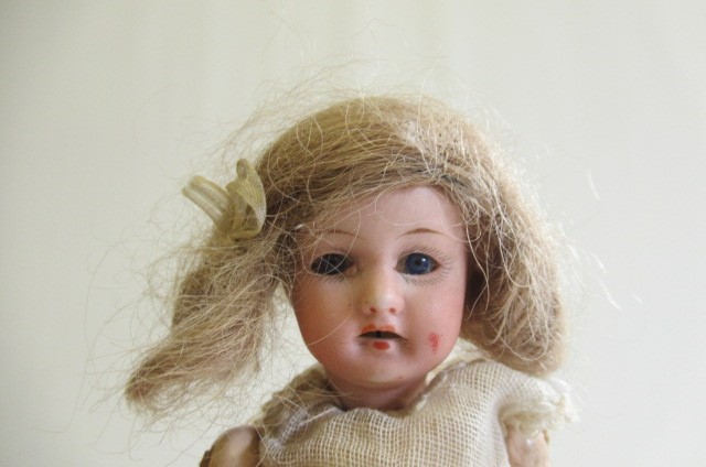 Two Hermann Steiner bisque socket head dolls Image