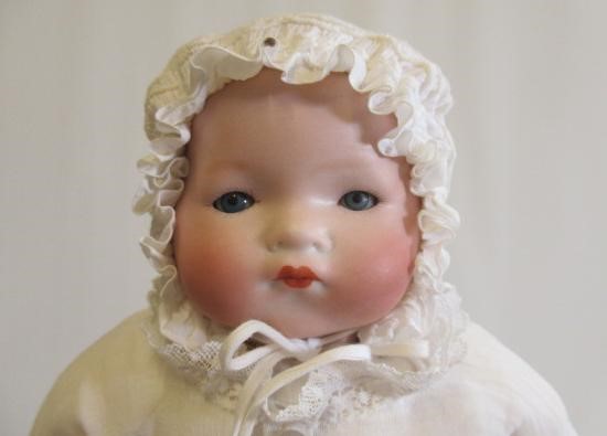 Five Armand Marseille bisque head dolls Image