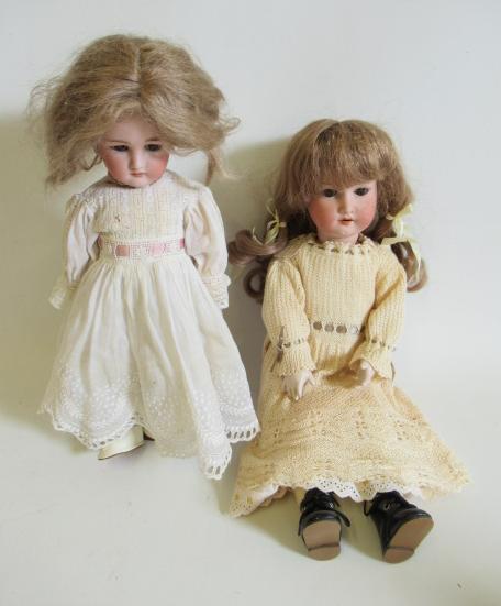 A Simon & Halbig bisque socket head doll Image