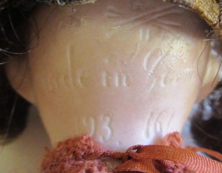 Four bisque head dolls Image