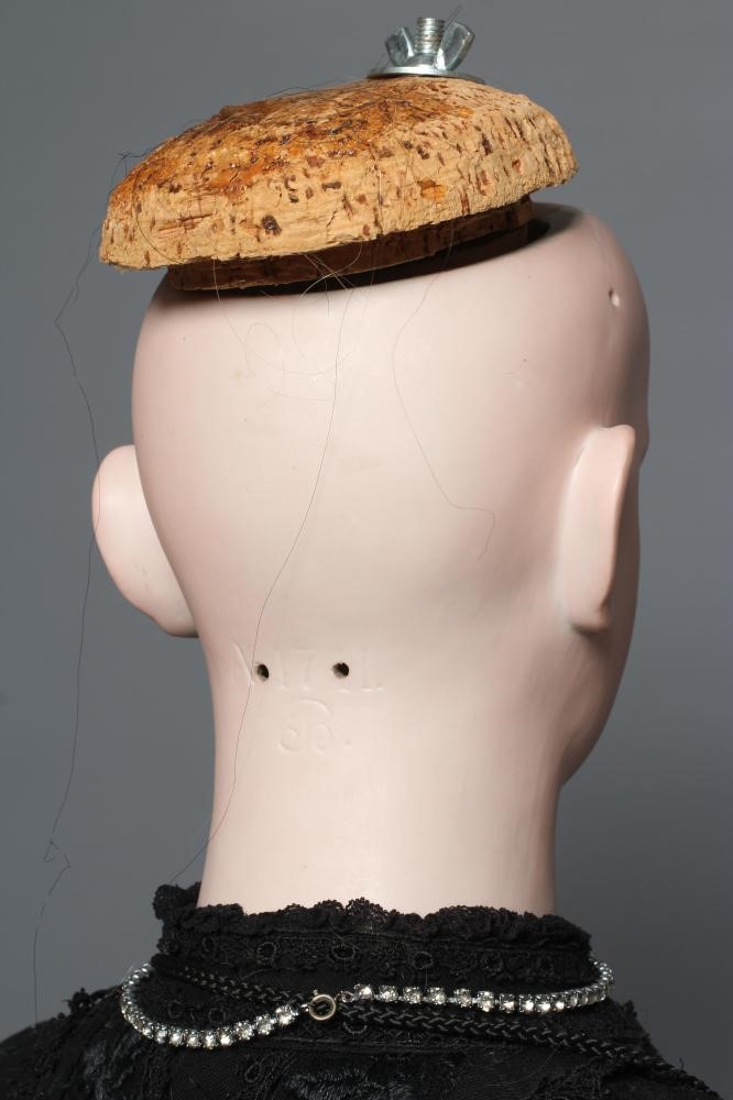 A very large Armand Marseille bisque head doll possibly modelled as Queen Victoria Image