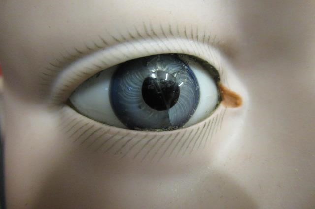 A very large Armand Marseille bisque head doll possibly modelled as Queen Victoria Image