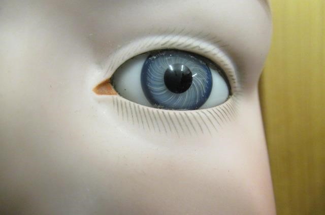 A very large Armand Marseille bisque head doll possibly modelled as Queen Victoria Image