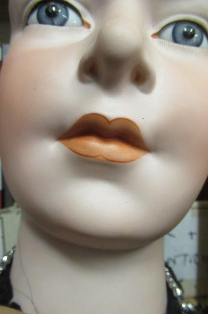 A very large Armand Marseille bisque head doll possibly modelled as Queen Victoria Image