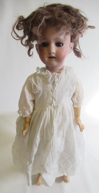 An Armand Marseille bisque socket head doll Image