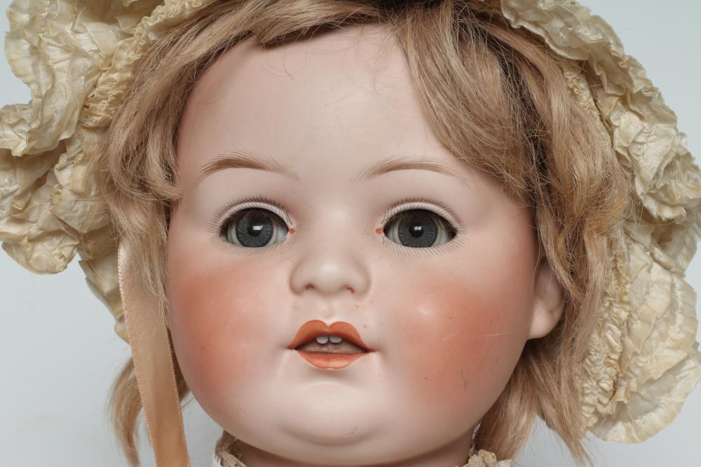 A Heubach bisque socket head doll Image