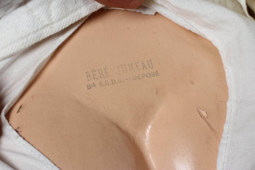 A Tete Jumeau bisque socket head doll Image