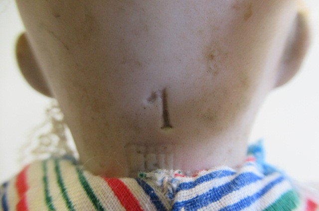 A Heubach bisque socket head doll Image