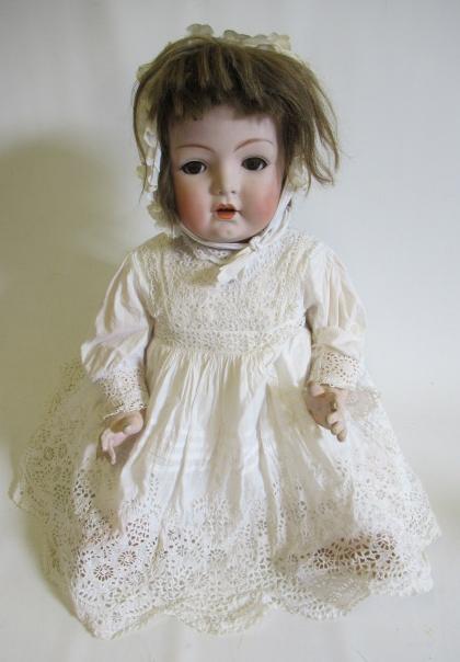 A Heubach bisque socket head doll Image