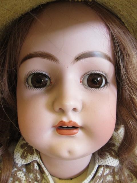A large Simon & Halbig bisque socket head doll Image