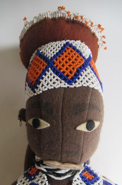 Three mulatto composition dolls Image