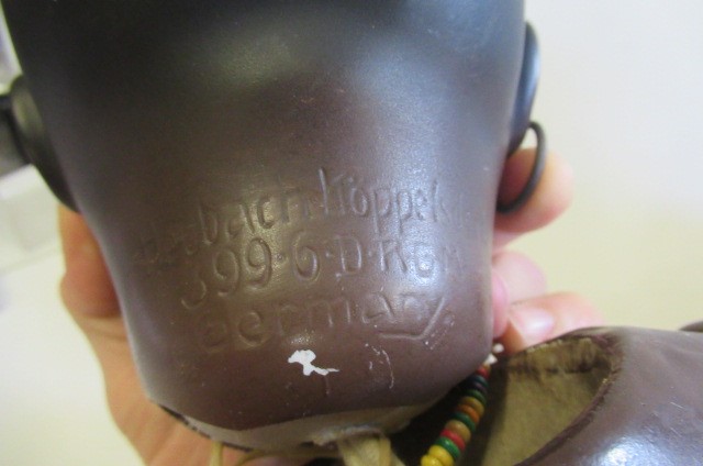 Two Heubach Koppelsdorf 399 mulatto bisque socket head dolls Image