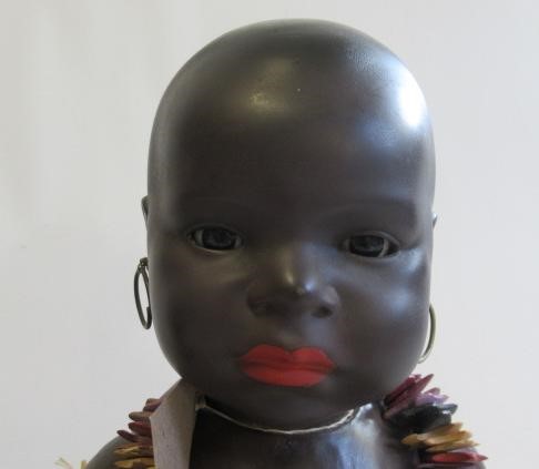 Two Heubach Koppelsdorf 399 mulatto bisque socket head dolls Image