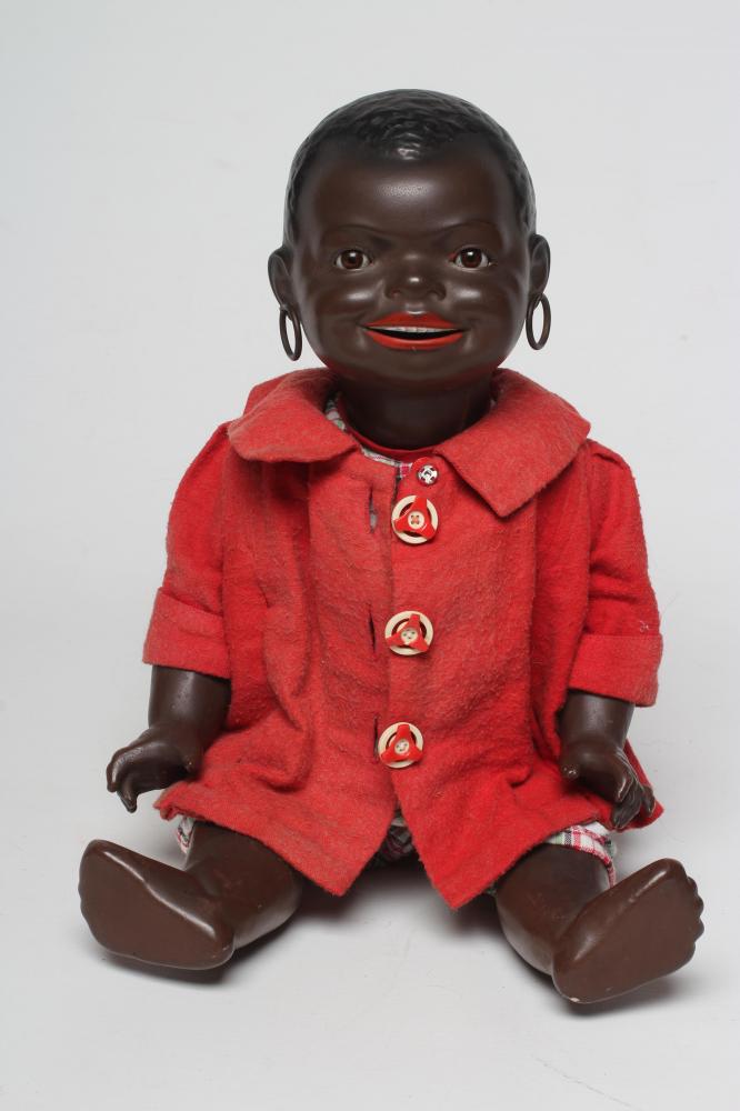 A Heubach Koppelsdorf bisque socket head doll Image