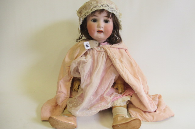 A large Heubach Koppelsdorf bisque socket head doll Image