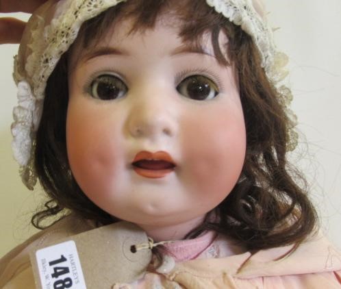 A large Heubach Koppelsdorf bisque socket head doll Image