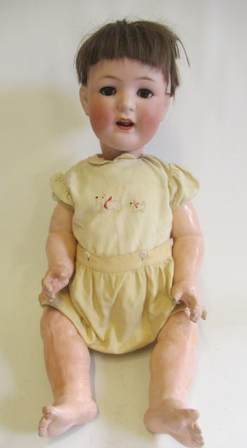 A large Heubach Koppelsdorf bisque socket head doll Image