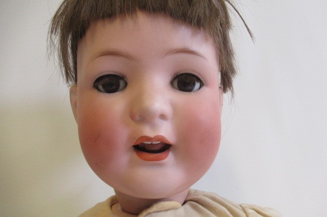 A large Heubach Koppelsdorf bisque socket head doll Image