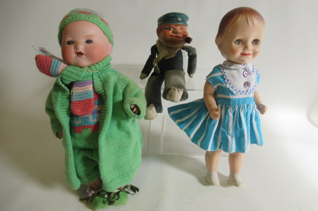 An Armand Marseille bisque socket head doll Image