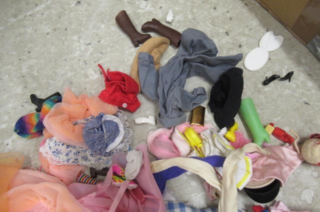 Seven Sindy dolls and a large quantity of clothing and equipment Image