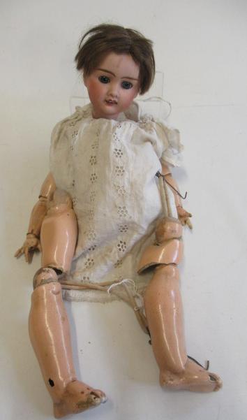A Petite Francaise bisque socket head doll Image