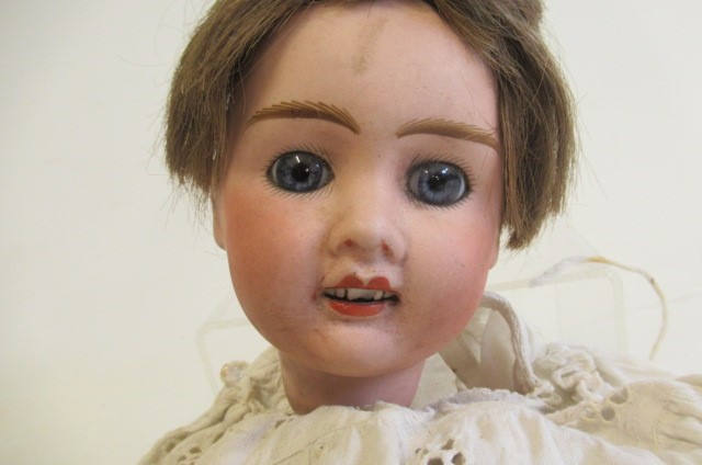 A Petite Francaise bisque socket head doll Image