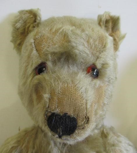 Two pre-war teddy bears Image