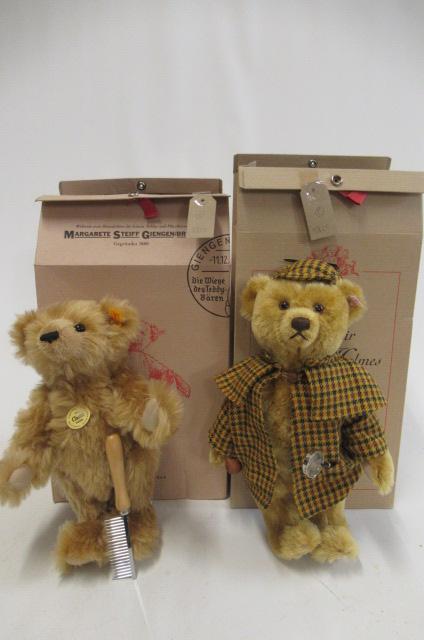 Two boxed limited edition Steiff bears Image