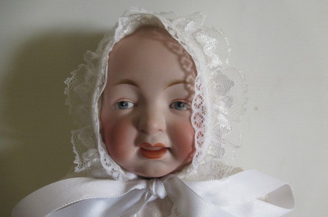 A J D Kestner bisque socket head character doll Image