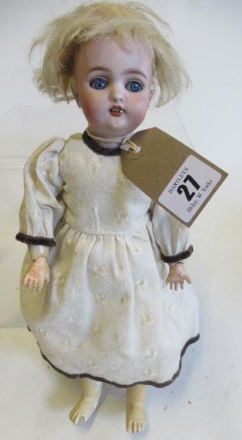 A Simon & Halbig bisque socket head doll Image