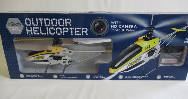 Radio controlled helicopter with camera Image