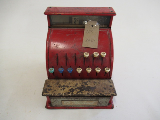 Marks & Spencer toy cash till finished in red Image