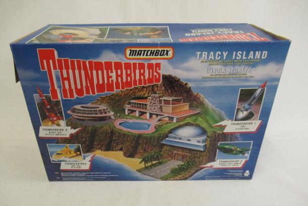 Thunderbirds Tracy Island Set with Thunderbird 1 Image