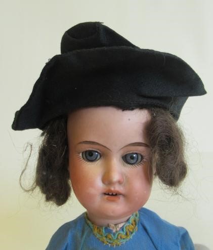 Two Armand Marseille bisque socket head dolls Image