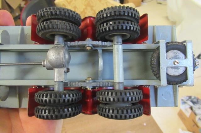 Shackleton  Foden clockwork flat bed lorry finished in grey and red Image