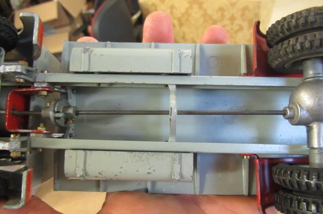 Shackleton  Foden clockwork flat bed lorry finished in grey and red Image