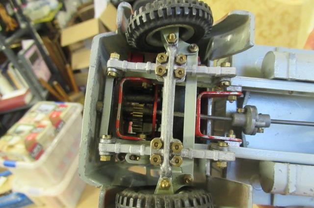 Shackleton  Foden clockwork flat bed lorry finished in grey and red Image