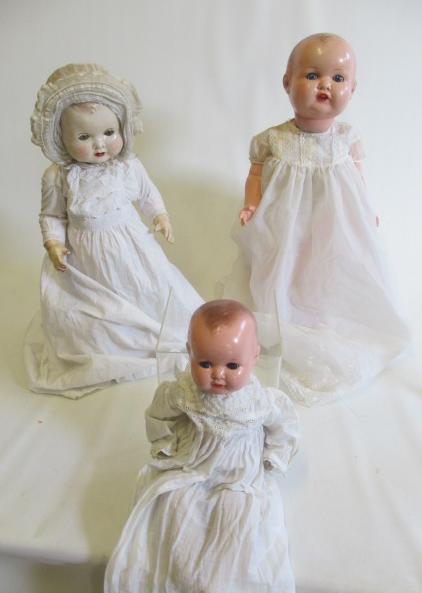 Two Armand Marseille composition head dolls Image
