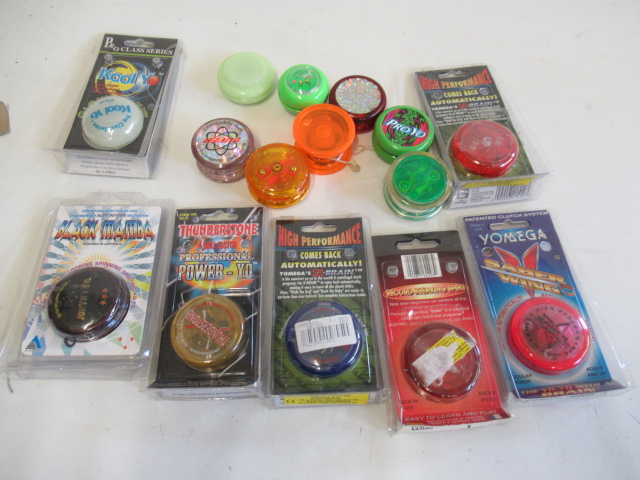 Fifteen plastic Yo-Yo's by Ban-Dai and others Image