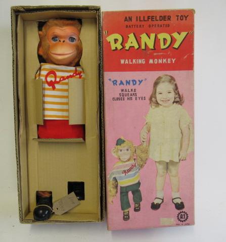 Illfelder battery operated Randy monkey with walking action Image