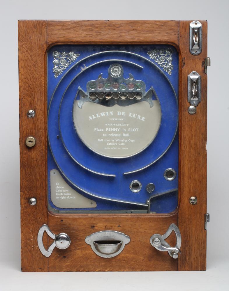 An Allwin De Luxe penny slot machine Image