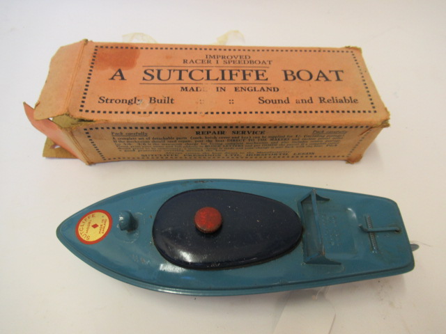 A Sutcliffe standard speed boat in blue Image