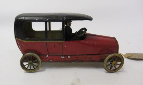 A Lehmann push-a-long JTO car finished in red Image