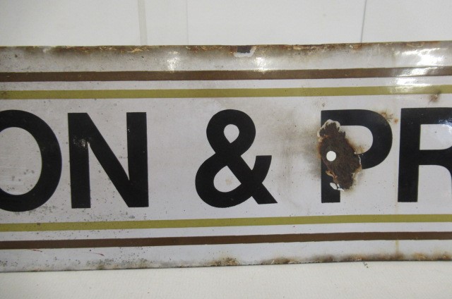 London & Provincial enamel sign Image