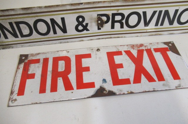 London & Provincial enamel sign Image