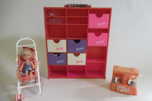 Eight various Barbie dolls and a Ken Image