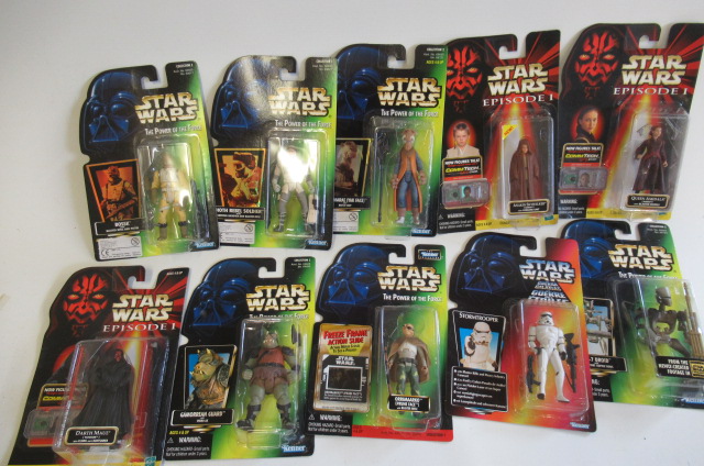 Ten Hasbro and Kenner Star Wars figures comprising Gamorrean Guard Image